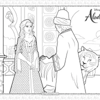 Printable Disney Aladdin Pdf Coloring Pages 3 printable disney aladdin pdf coloring pages