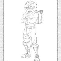 printable fortnite tomato head skin coloring page
