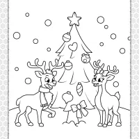 Printable Happy Christmas Coloring Pages 02 38 printable happy christmas coloring pages 02