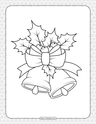 Printable Happy Christmas Coloring Pages 06