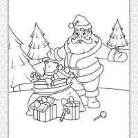 Printable Happy Christmas Coloring Pages 08 33 printable happy christmas coloring pages 08
