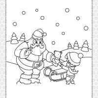 Printable Happy Christmas Coloring Pages 10 5 printable happy christmas coloring pages 10