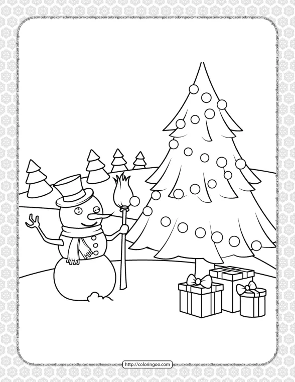 Printable Happy Christmas Coloring Pages 14 1 printable happy christmas coloring pages 14