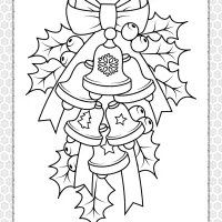 Printable Christmas Bell Coloring Page 28 Printable Christmas Bell Coloring Page