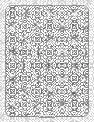 Printable Ornamental Mandala Coloring Pages 03