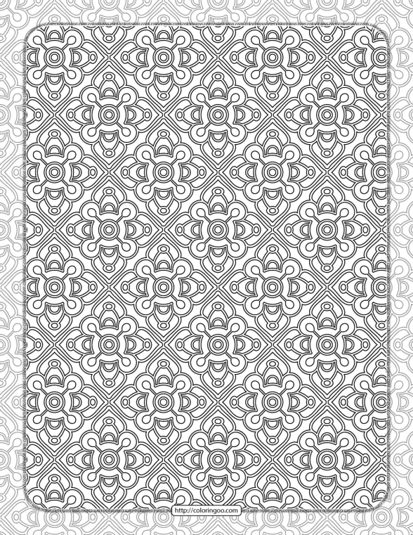 Printable Ornamental Mandala Coloring Pages 03 1 printable ornamental mandala coloring pages 03