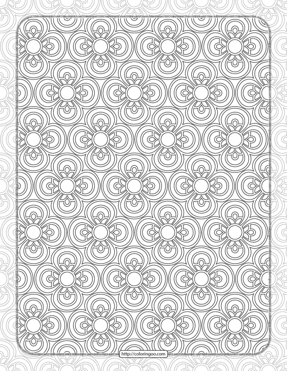 Printable Ornamental Mandala Coloring Pages 04 1 printable ornamental mandala coloring pages 04