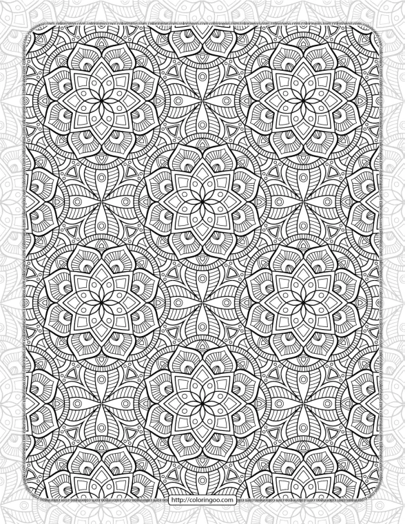 printable ornamental mandala coloring pages 06