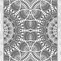 printable ornamental mandala coloring pages 07