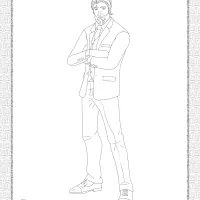 printable the reaper fortnite skin coloring page