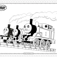 printable thomas and friends coloring pages for kids