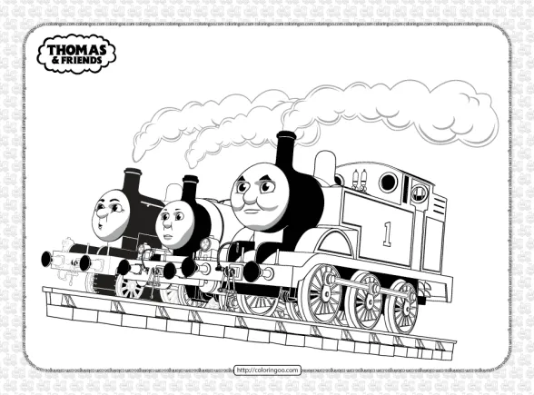 Printable Thomas and Friends Coloring Pages for Kids 1 printable thomas and friends coloring pages for kids