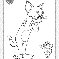 printable tom and jerry coloring pages for kids
