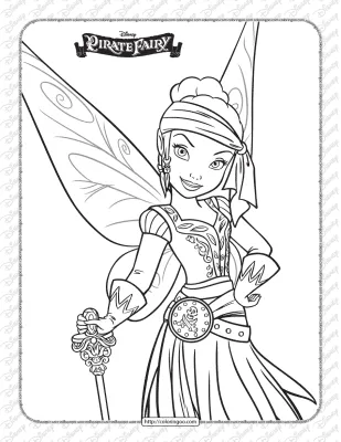 Printables Disney Pirate Fairy Iridessa Coloring Page