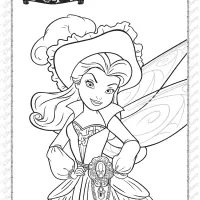 printables disney pirate fairy rosetta coloring page