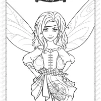 printables disney pirate fairy zarina coloring page
