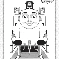 printables thomas and friends belle coloring page