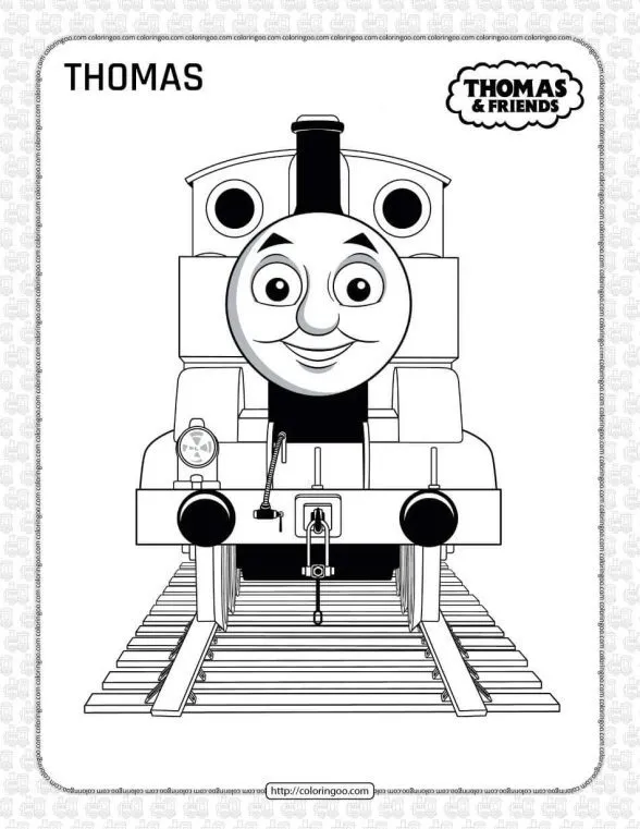 printables thomas and friends coloring page