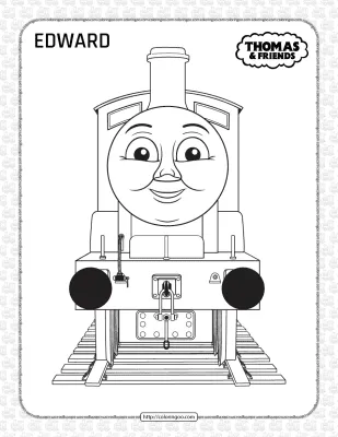 Printables Thomas and Friends Edward Coloring Page