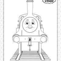 printables thomas and friends emily coloring page