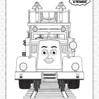 printables thomas and friends flynn coloring page