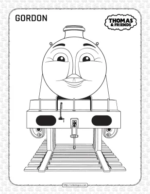 Printables Thomas and Friends Gordon Coloring Page