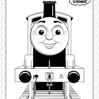 printables thomas and friends james coloring page