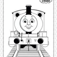 printables thomas and friends percy coloring page