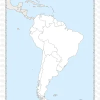 blank map of south america countries worksheet