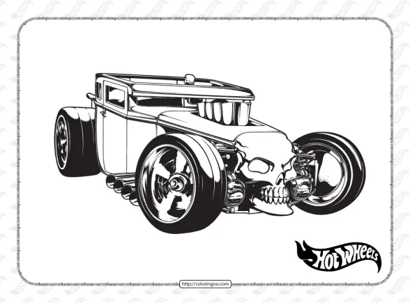 Free Printable Hot Wheels Coloring Page 1 free printable hot wheels coloring page