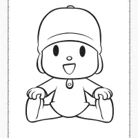 free printable pocoyo coloring pages