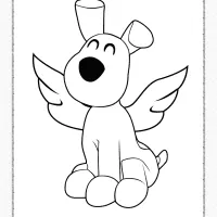 free printable pocoyo loula coloring pages