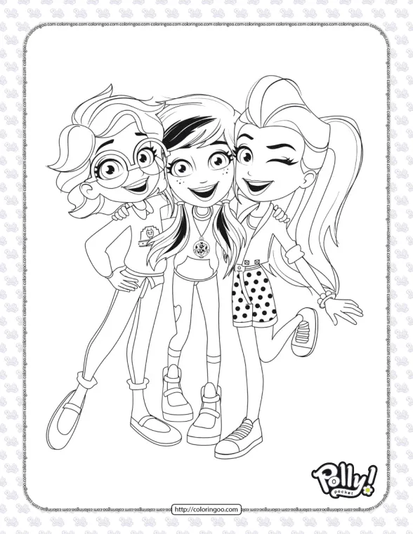 Free Printable Polly Pocket Coloring Activities 1 free printable polly pocket coloring activities