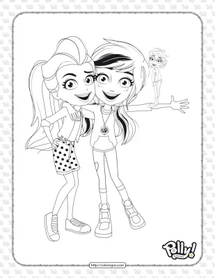 Free Printable Polly Pocket Coloring Pages