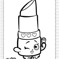Free Printable Shopkins Lippy Lips Coloring Page 15 free printable shopkins lippy lips coloring page