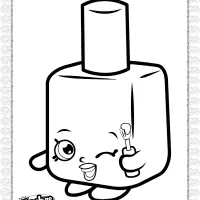 Free Printable Shopkins Polly Polish Coloring Page 7 free printable shopkins polly polish coloring page