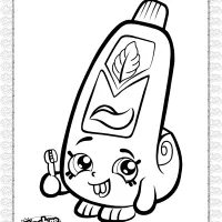Free Printable Shopkins Scrubs Coloring Page 16 free printable shopkins scrubs coloring page