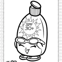 Free Printable Shopkins Sunny Screen Coloring Page 19 free printable shopkins sunny screen coloring page