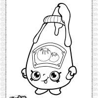 Free Printable Shopkins Tommy Ketchup Coloring Page 17 free printable shopkins tommy ketchup coloring page