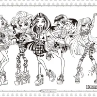 New Printable Monster High Coloring Pages 1 new printable monster high coloring pages