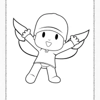 printable pocoyo pdf coloring pages