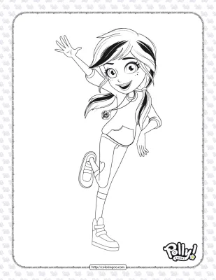 Printable Polly Pocket Pdf Coloring Pages