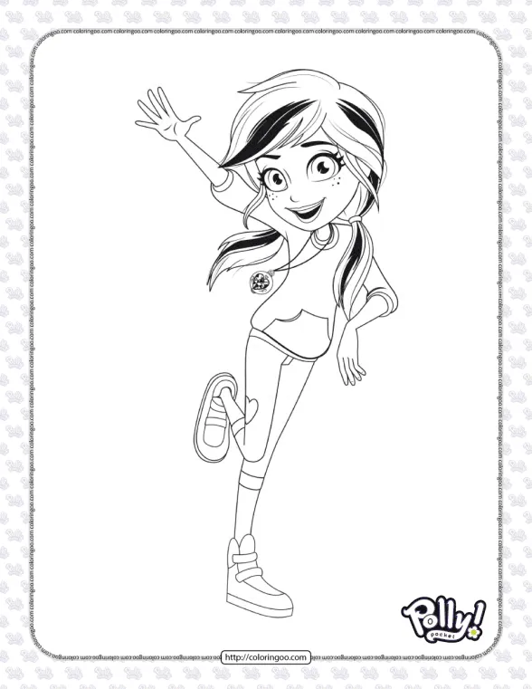 Printable Polly Pocket Pdf Coloring Pages 1 printable polly pocket pdf coloring pages