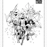 printables justice league coloring pages for kids