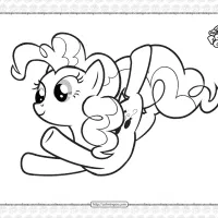 free printable mlp pinkie pie coloring pages