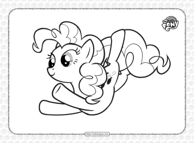 Free Printable MLP Pinkie Pie Coloring Pages