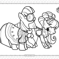 mlp green isnt your color pdf coloring page