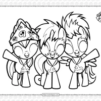 mlp the show stoppers pdf coloring page