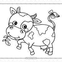 Printable Cow Coloring Pages 10 printable cow coloring pages