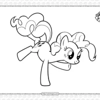 printable mlp pinkie pie coloring page for kids